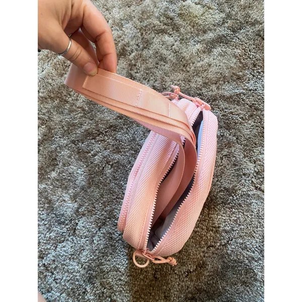 Pink Bagsmart Travel Bag Purse Crossbody Pouch Organizer Mini Headphone Case - Image 5