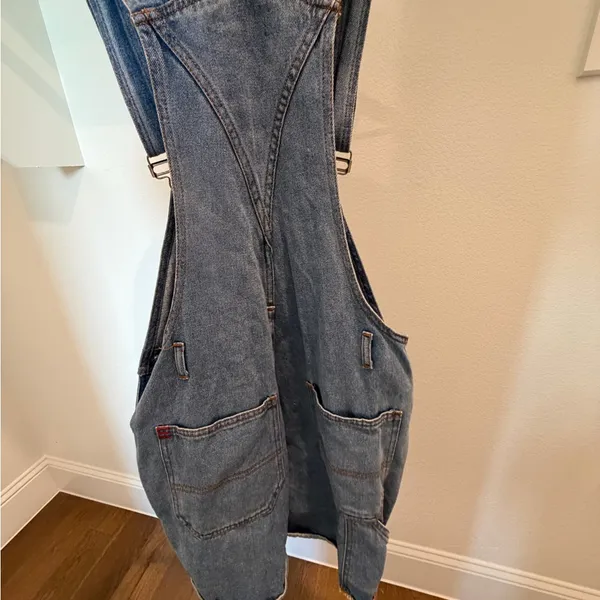 BDG Urban Outfitters Denim Short Overalls XS Blue Bib Overall Shorts - Image 3
