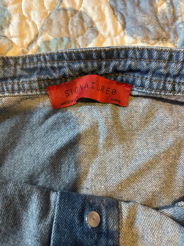 Denim Dress Blue - Image 3