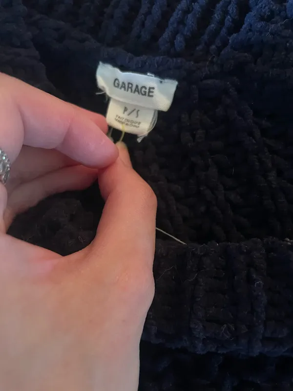 Garage Sweater Cropped Knit - Image 2