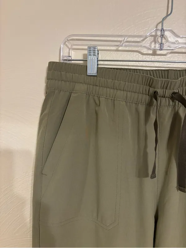 Orvis Women’s Large Olive Green Stretch Pull On Ankle Pants - Image 7
