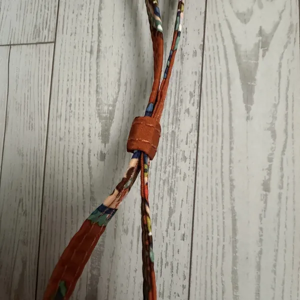Vera Bradley Camera‎ Crossbody Bag Purse Lightweight Burnt Orange Manor Paisley - Image 9