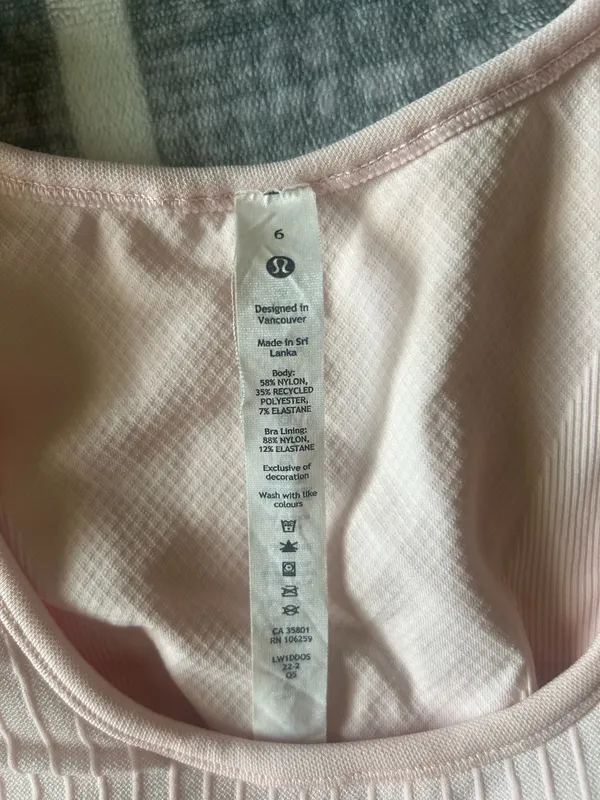 Lululemon Ebb To Street Tank Crop - Image 2
