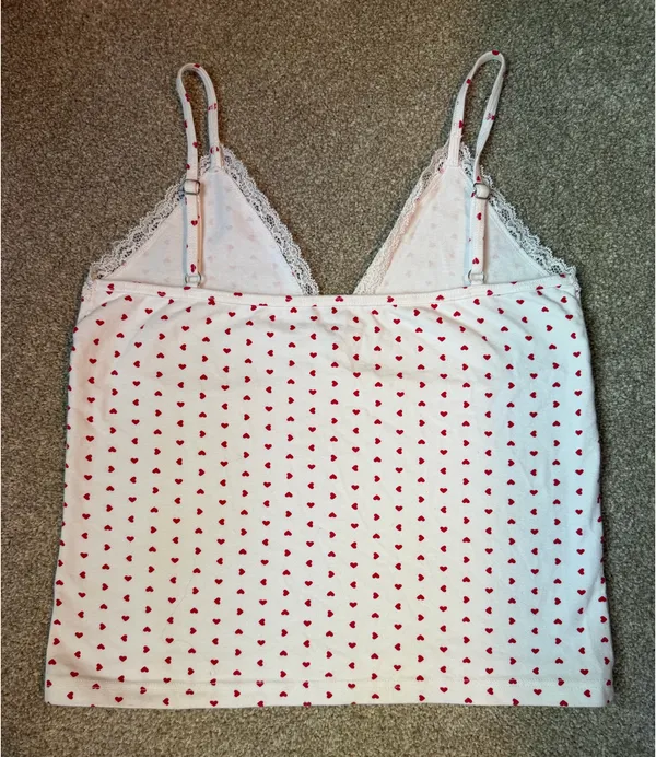 Brandy Melville Amara Hearts Tank Top - Image 2
