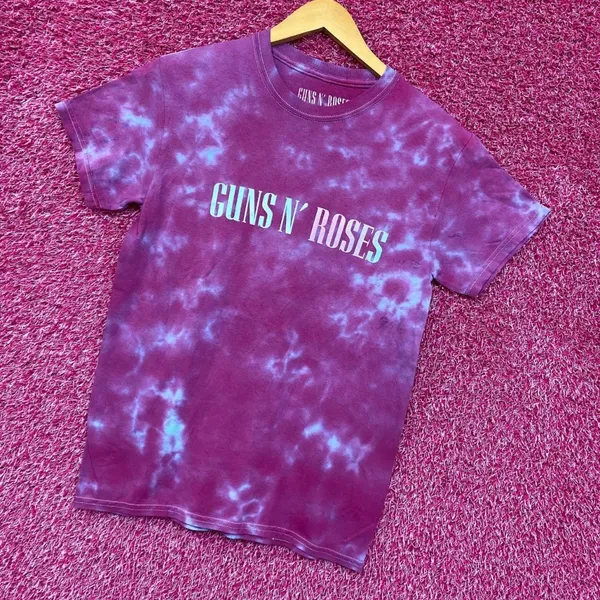 Guns N’ Roses Logo Rock Tie Dye Tshirt size Small - Image 3