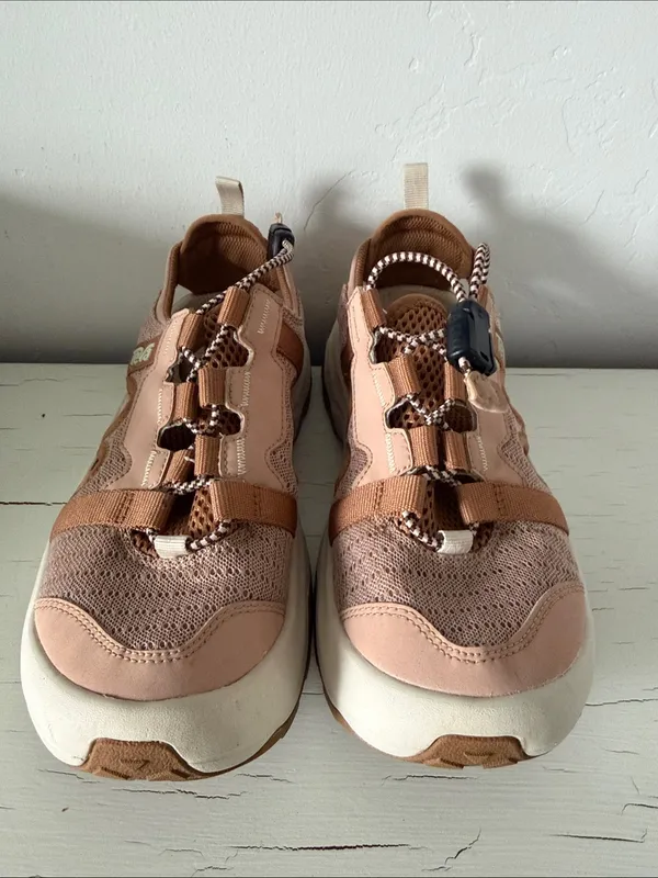 Teva Outflow CT Shoes Women’s 7.5 Brown Pink Closed Toe Water Hiking Sandals - Image 2