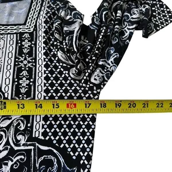 White House Black Market Black Multicolor Mini Bodycon Dress Women Small | 65-56 - Image 7