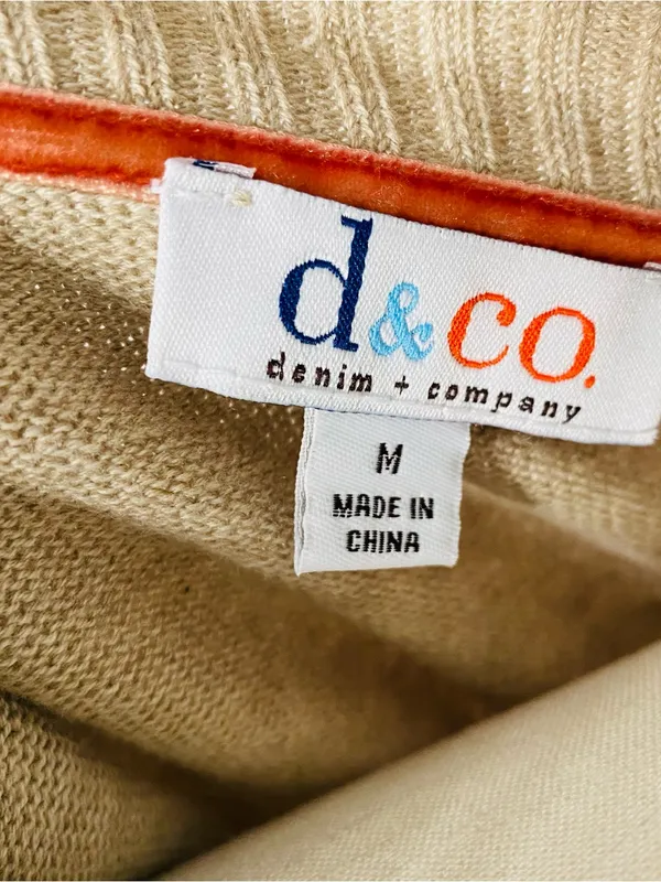 D&CO Embroidered Flowers & Leaves Cardigan - Image 6