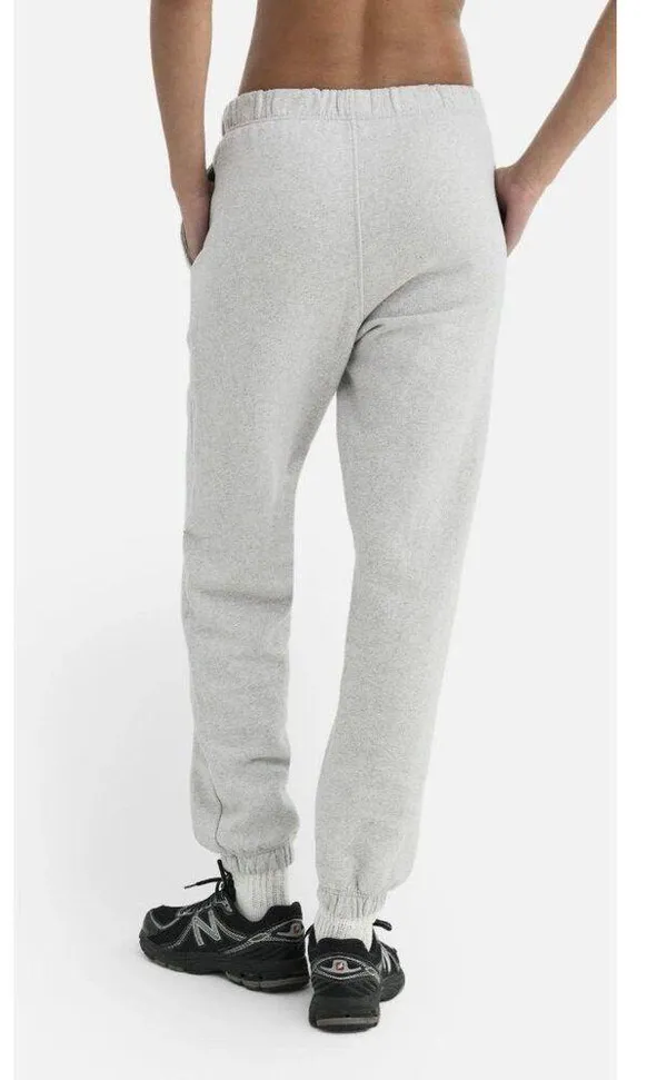 Mate the Label Organic Fleece Relaxed Pocket Sweatpant Heather Grey Xsmall $128 - Image 3