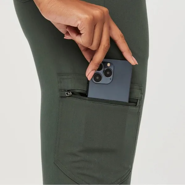 NWT Figs Green High Waisted Zamora Scrub Pants - Image 3