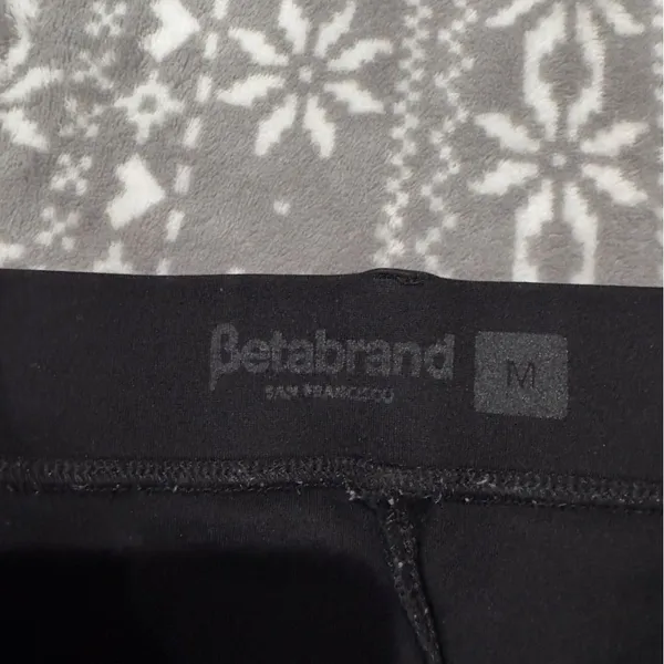 Betabrand Classic Dress Pant Yoga‎ Pants Straight In Black Size Medium - Image 8