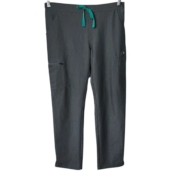 Figs Graphite Gray‎ Yola Scrub Pants Medical Nursing Career Comfort Capsule S - Image 2