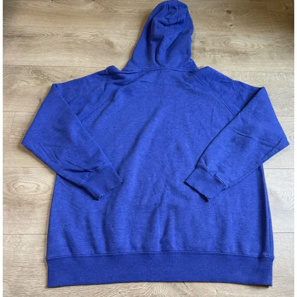 EUC Womens The‎ North Face blue Logo hoodie pullover size XL - Image 3