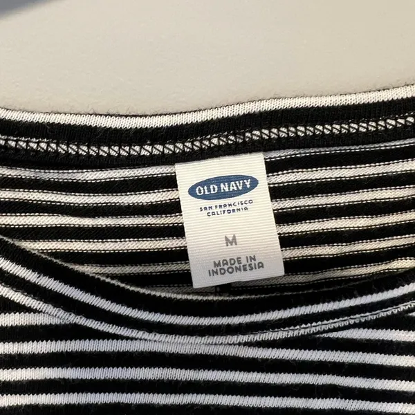 Striped T-shirt dress - Image 2