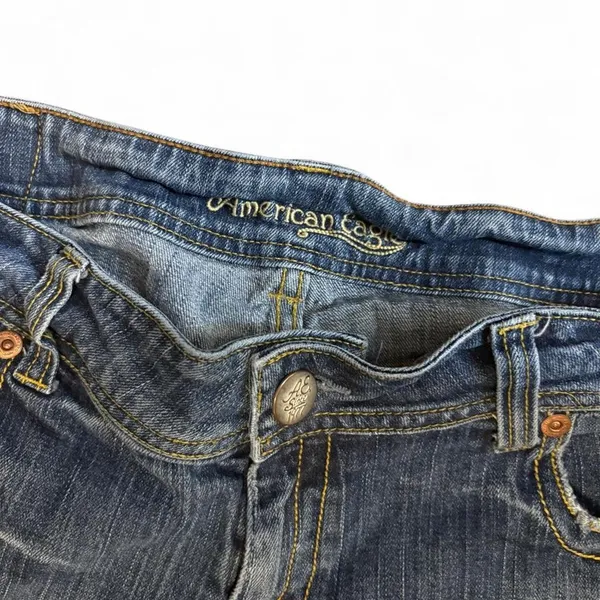 American Eagle Y2K Bootcut Jeans Women 14 Regular Low Rise Stretch - Image 5