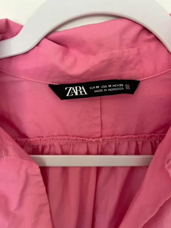 Pink Zara Shirt Dress - Image 3