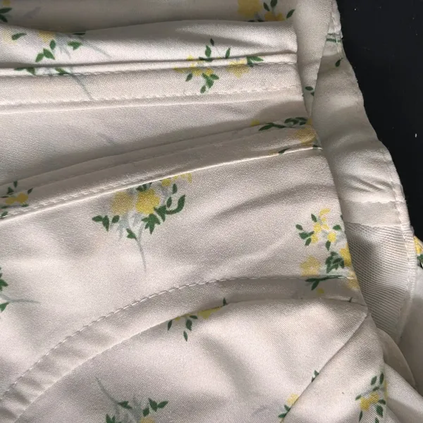 Floral Corset Top‎ Cream Small Yellow - Image 12