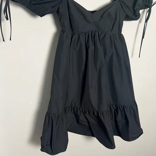 AMANDA UPRICHARD- Sicily Dress Black Size S - Image 4