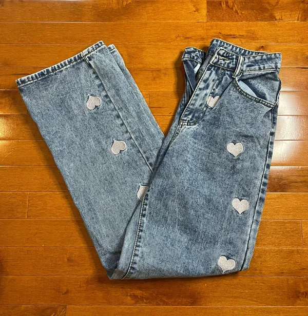 Straight Leg Jeans Blue Size XS - Image 3