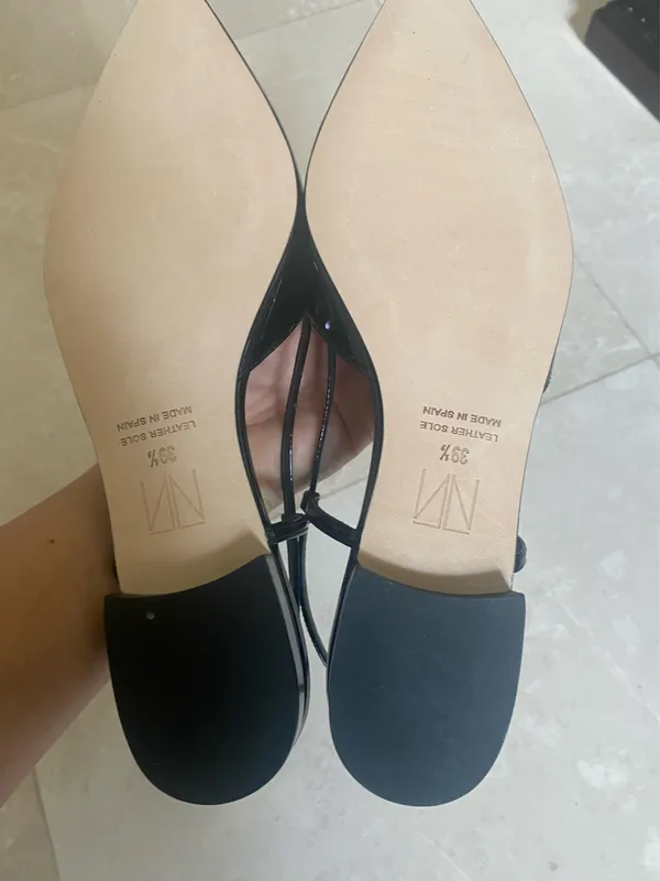 Tamara Mellon Oasis x D'Ascoli Sandals Leather Silk Ankle Wrap - Image 8