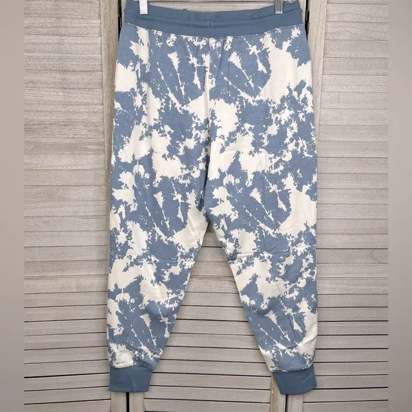 REEBOK Ladies' Loungewear Jogger Pant Faded Denim Print-Medium - Image 2