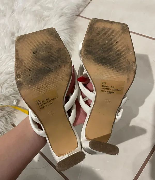 White Heels 7.5 - Image 2