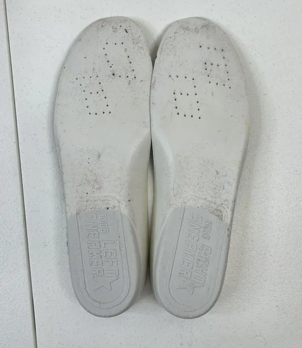 Golden Goose Size 41 Superstar Hi-Star Sneakers White Leather Zebra LTD 189/255 - Image 15