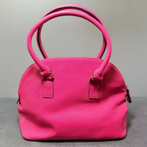 Apt. 9 HandBag | Pink Bow Gold Hardware | Full Zip Medium Purse - Image 4