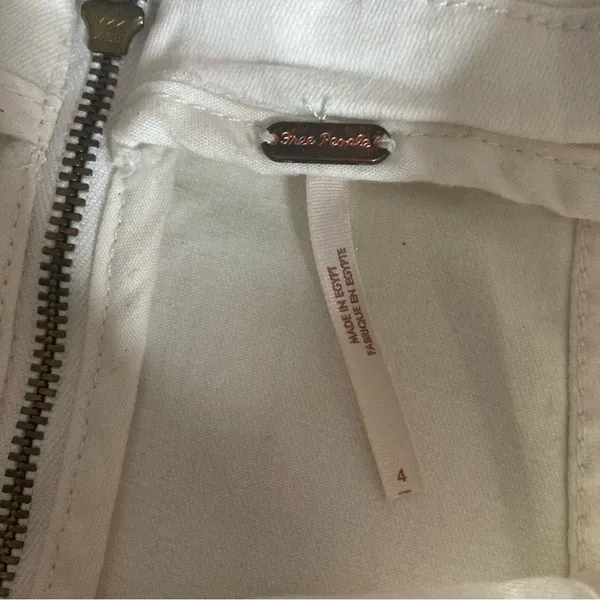 Free People White Mini Skirt Size 4 - Image 6