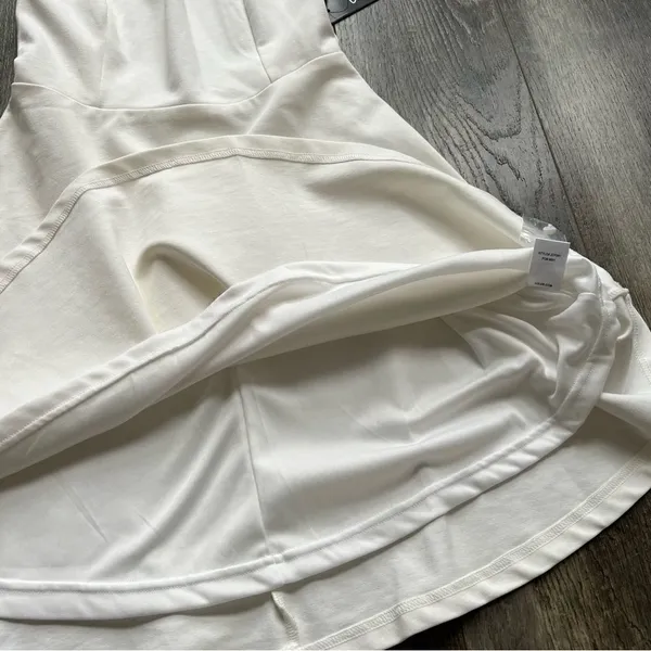 NWT Lulu's White Mesh Light and Grace Halter Skater Dress Size Medium - Image 11