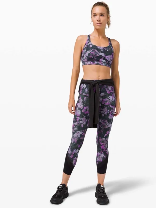 Lululemon Floral Shift Multi Energy Bra *Medium Support, B-D Cup Size 4 - Image 7