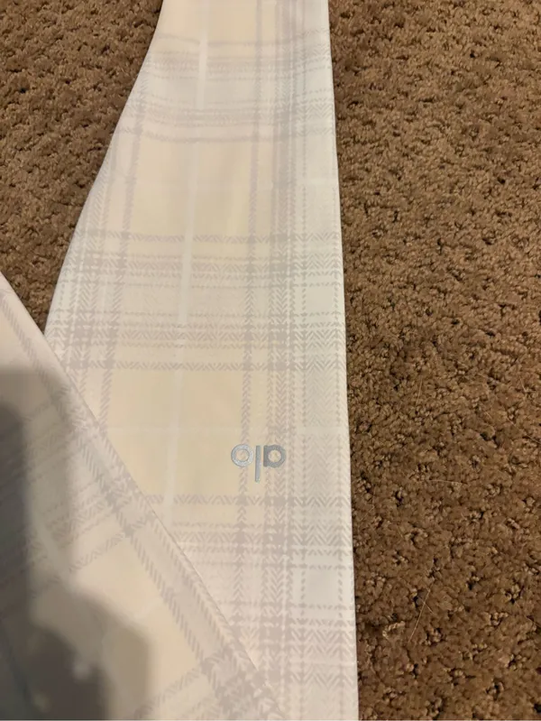 Alo high waist vapor legging plaid legacy XXS 28” inseam - Image 5