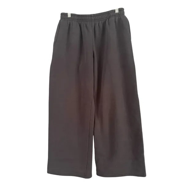 Edikted Bonney Bow Wide Leg Gray Sweatpants Women’s Size Medium - Image 4