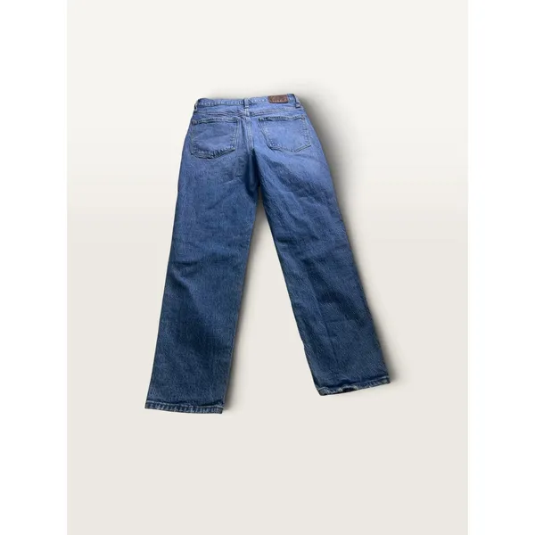 J.Crew Classic Straight Jeans Womens 26 Blue Denim High Rise 100% Cotton M3520 - Image 2