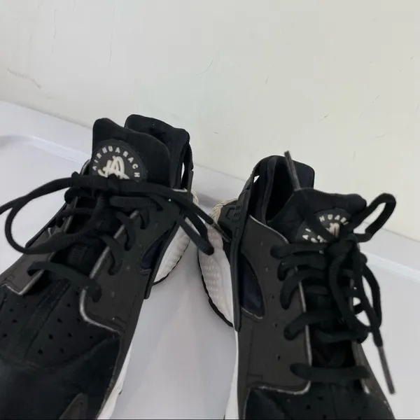 Nike Air Huarache Womens Black Sneakers Sz 8.5 - Image 10