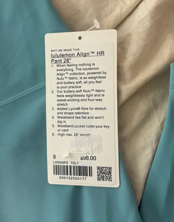 Lululemon Align HR Pants 28” - Image 3