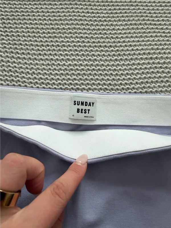 Sunday Best pull-on knit mini skirt - Image 3