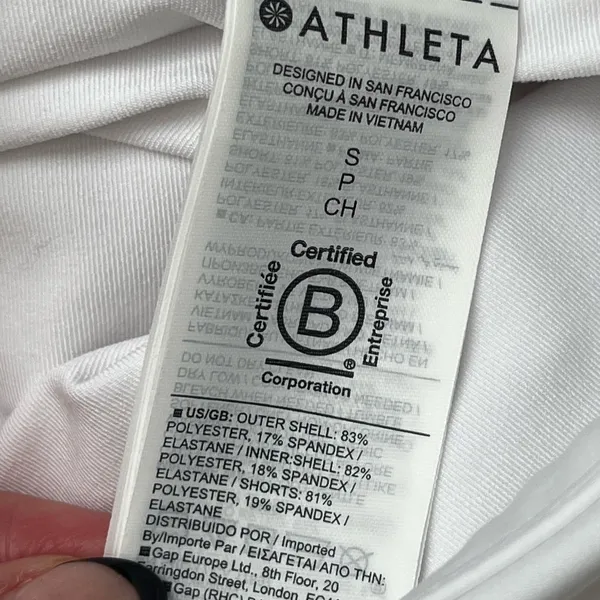 Athleta Ace mesh tennis golf skort white Small - Image 10