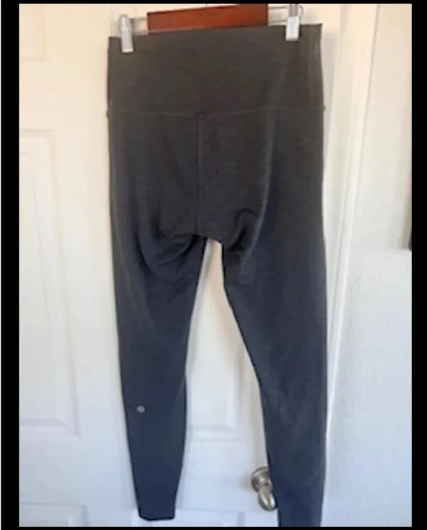 Lululemon Wunder Under High-Rise Leggings 25” Heathered Dark Grey | Size 8 - Image 3