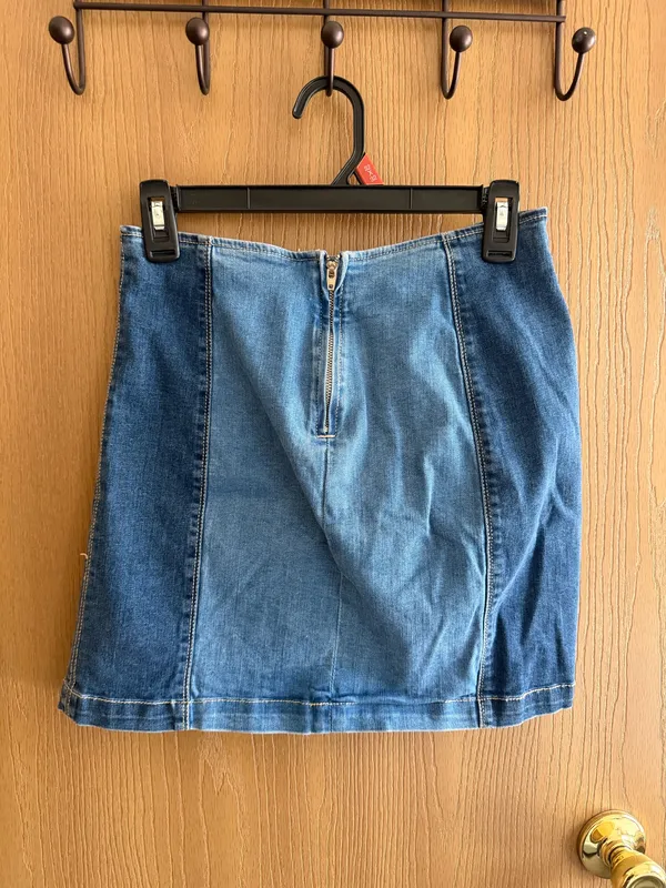 PACSUN Jean Mini Skirt Size 27 - Image 6
