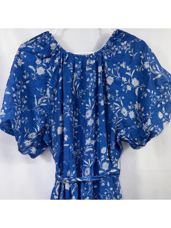 Tuckernuck L Blue Floral Belted Maxi Dress - Image 10