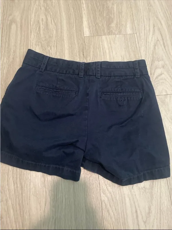 J. Crew Dark Navy High-Rise Chino Shorts - Image 3