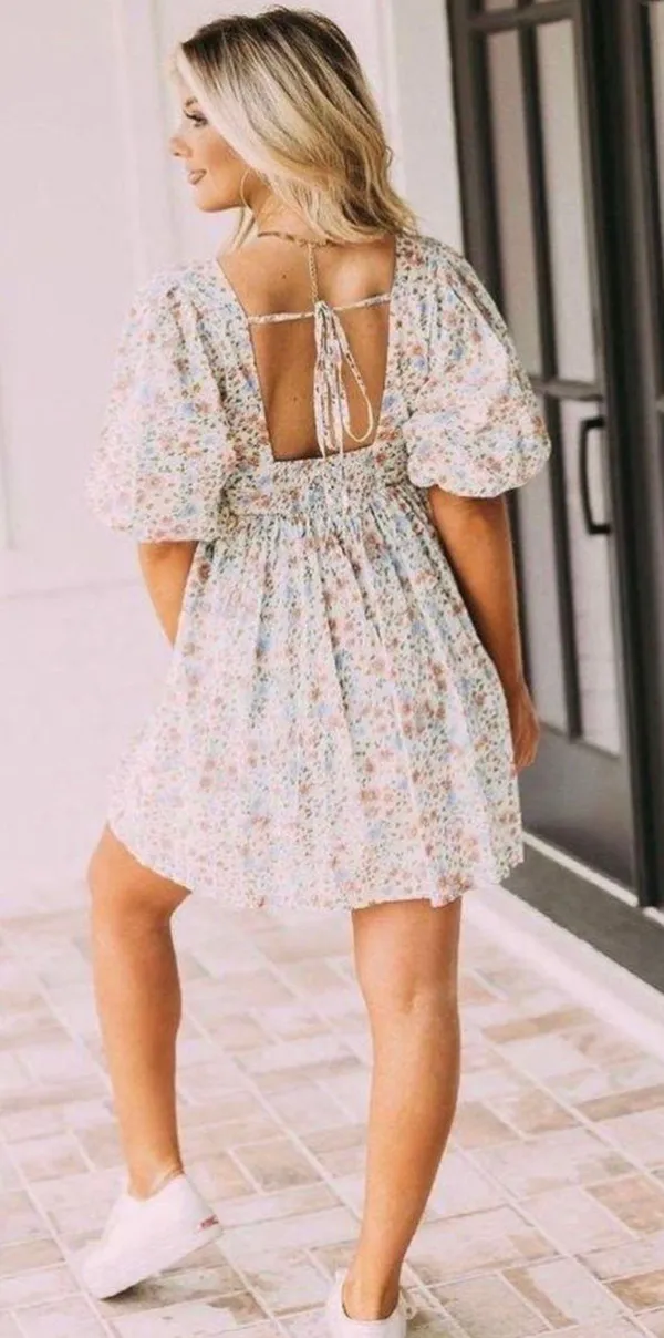 These Three Boutique Floral Easter Dress - Image 2