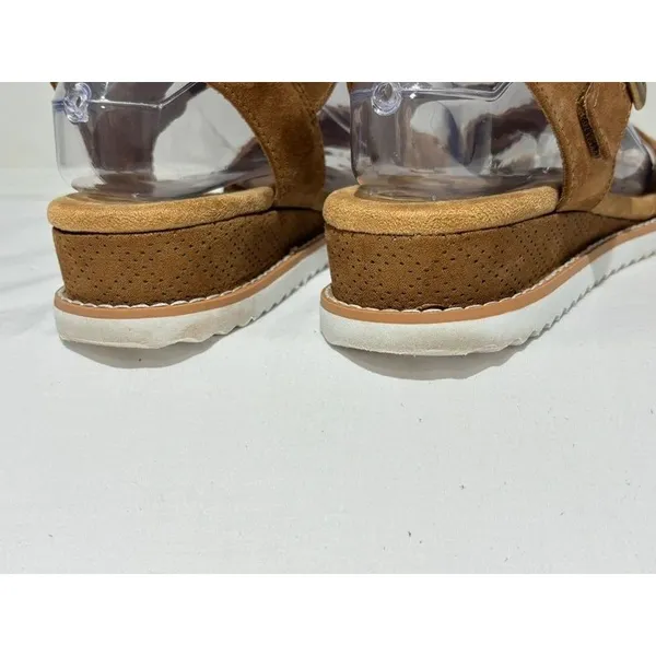 BOBS from Skechers platform sandals Size 7.5 Brown - Image 9