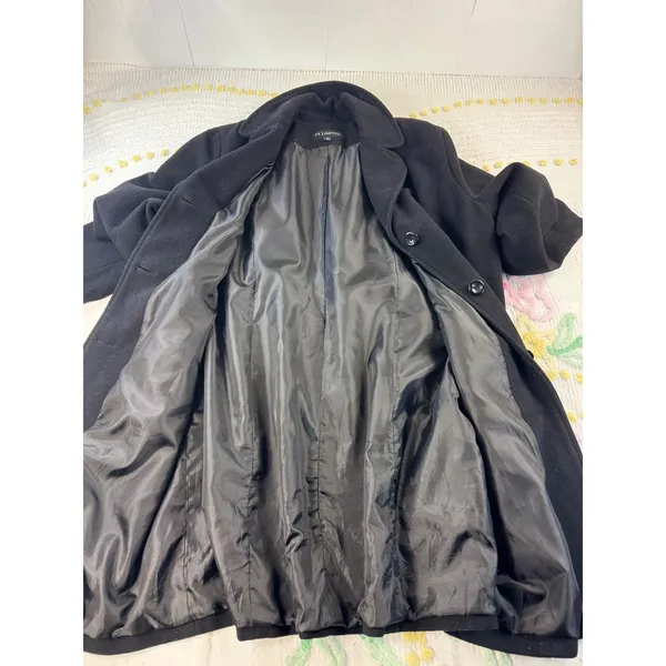 FS Limited Black‎ Wool Blend Pea Coat Mid-Length Jacket Womens 1X F-224 - Image 7