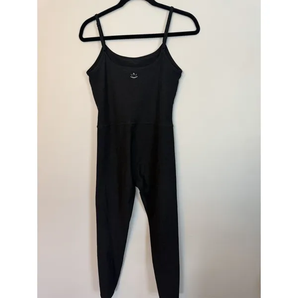 Beyond Yoga Beyond Yoga Spacedye Uplevel Midi Jumpsuit Black Sz M NEW $138 MSRP - Image 8
