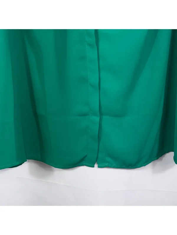 Collective Concepts Green Sleeveless Blouse Medium - Image 4