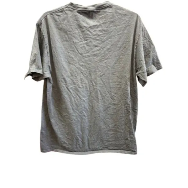 Daddys Home Graphic T-Shirt Featuring White House Scene - Gray Short Sleeve Crew - Image 3