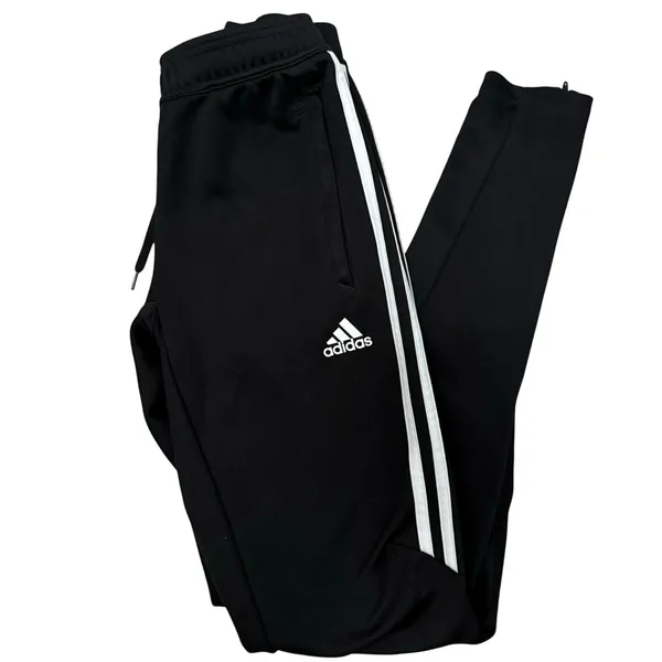 adidas Tiro 17 Training Pant Women legging jogger sweatpants pockets black white - Image 2