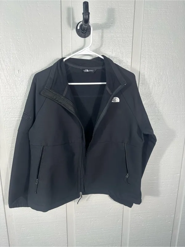 The North Face Black Full Zip Jacket Size Medium EUC - Image 3